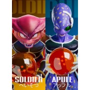 Appule & Frog Face Solider ( Set of 2 ) By white Hole Studio