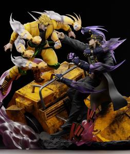 Jotaro vs Dio By CHIKARA Studio